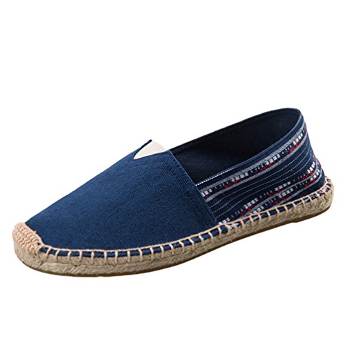 Dooxi Hommes Femmes Amoureux Décontractée Plat Loafers Chaussures Mode Confort Espadrilles 43(26.5cm)