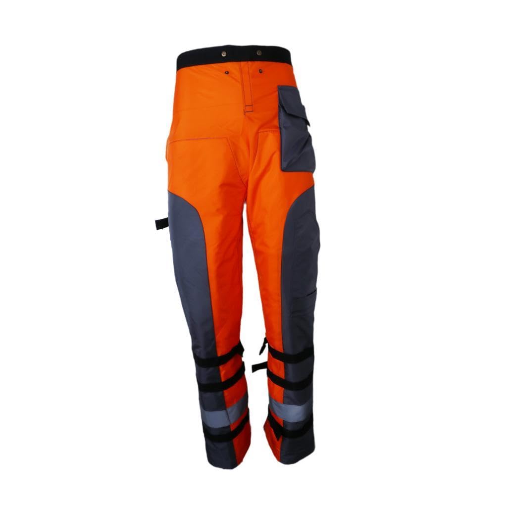 Chaps Chainsaw Chaps Chainsaw Chaps Grembiule Wrap Uomini Donne Motosega Attrezzatura di Sicurezza L Arancione