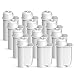 Produktbild Comedes Wasser-Filter für BRITA Intenza, Ersetzt Bosch Siemens TZ70003, TZ70033, TCZ7003 & Brita Intenza 575491, kompatibel mit Siemens EQ Reihe und Bosch Vero-Series (12 Stück)