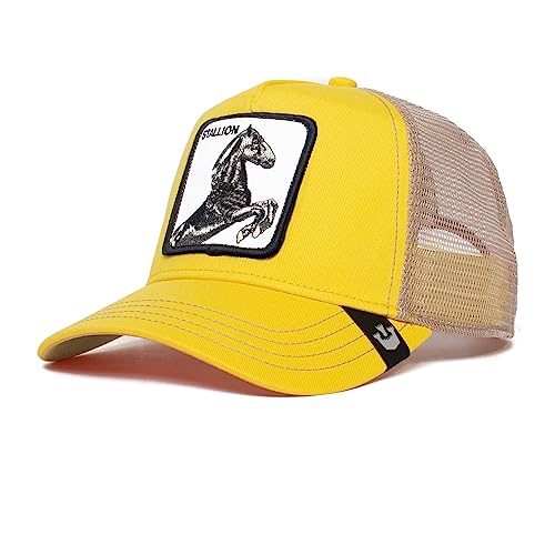 Goorin Bros Gorra de camionero The Stallion, amarillo, amarillo, Talla única