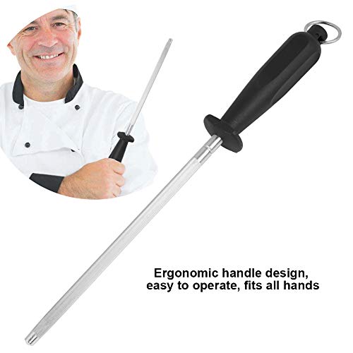 1Pc ferramenta de vara de afiação de cozinha profissional, faca de aço inoxidável para afiação fácil