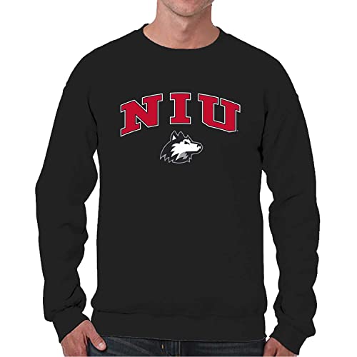 Image of NCAA College Sweatshirt Fleece Crewneck Pullover for Men and Women | Officially licensed NCAA college gameday crewneck pullover - 9 oz fleece lined sweatshirt with arch and logo design