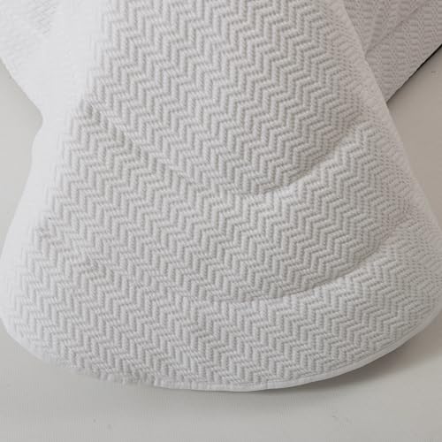 Edredón blanco 100% algodón Helena de 250 gr para un descanso transpirable 3