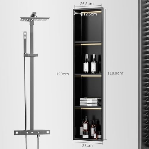Douche design élégant et moderne avec structure robuste sans carrelage - 4