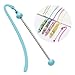 beertoy DIY Beadable Hook Bookmarks Metal Marker with Long Pendant Reading Accessories Gift for Lover Reader Set