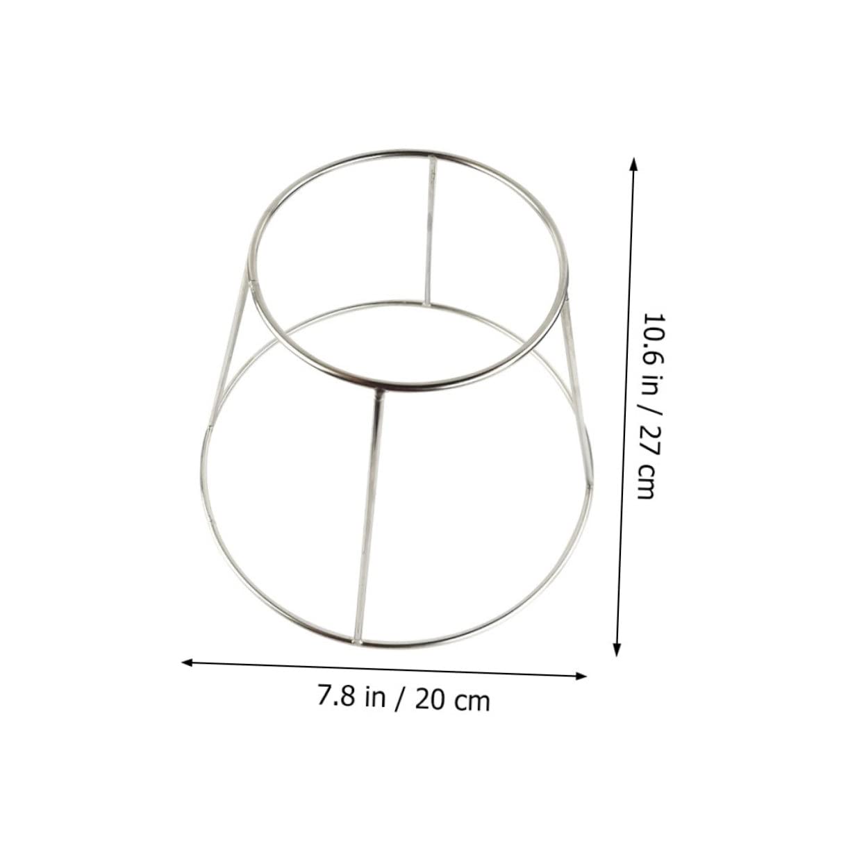 Garneck Double Layer Seafood Platter Stand Restaurant Accessory Stainless Steel Food Holders Platter Stand