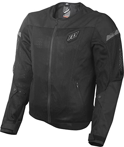 Fly Racing Flux Air Mesh Jacket (Black Small)