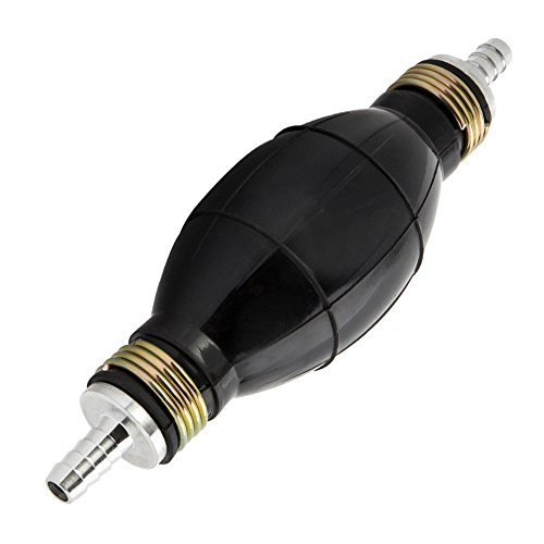 warmcare 8 mm negro goma Bomba de transferencia de combustible mano primer Bomba de gasolina Gasolina, una manera válvula universal vacío línea de combustible para Diesel marina barco accesorios