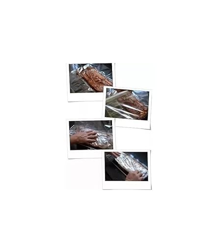 Rolo de bobina de Papel Celofane Poliester para Churrasco Assadoss - 60cm x 200m