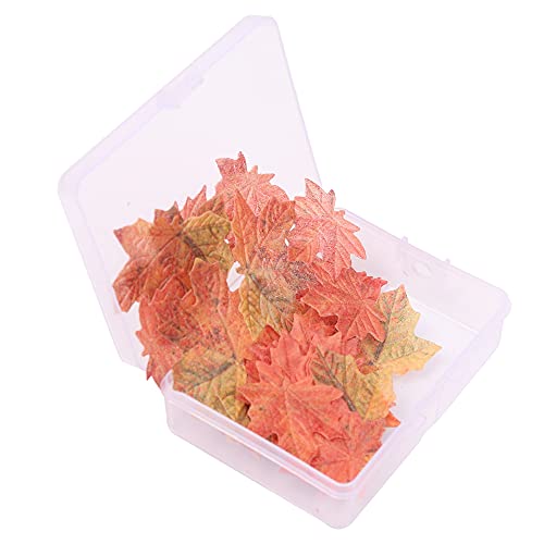 ZHUOWEISM Edible Maple Leaf Cupcake Toppers #TOP18