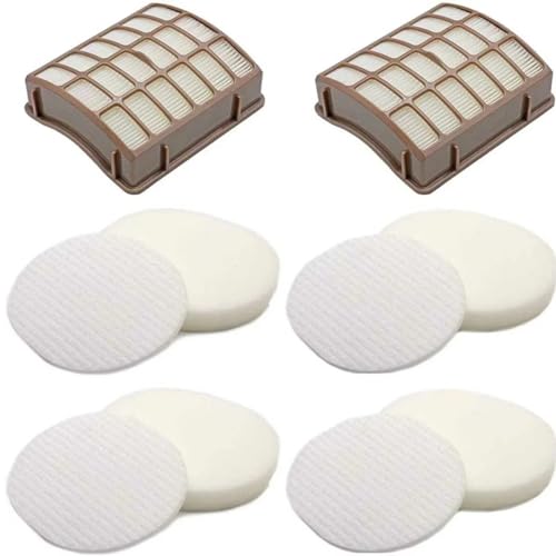 2 Hepa & 4 Foam & 4 Felt Replacement Filter Set for Shark Navigator Professional NV70, NV71, NV80, NVC80C, NV90, NV95, UV420