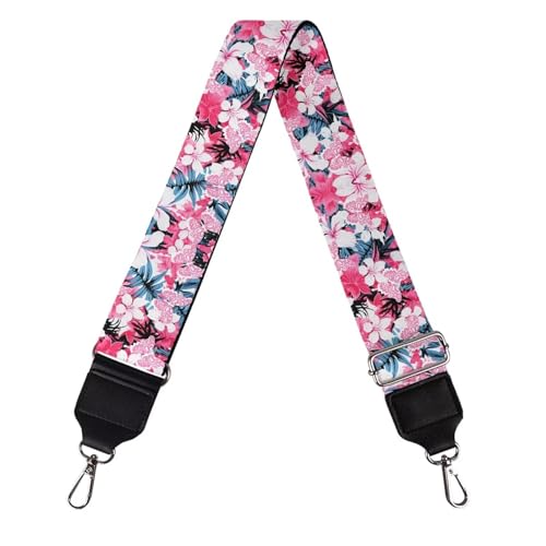 Image of Adjustable Purse Strap for Women, Crossbody Wide Handbag Strap Replacement, Sturdy Bag Strap with Silver Hardware