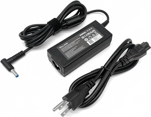 45W 19.5V 2.31A for HP Laptop Charger Blue Tip, HP Pavilion x360 11 13 15, Zbook 14u G4 G5 15u...