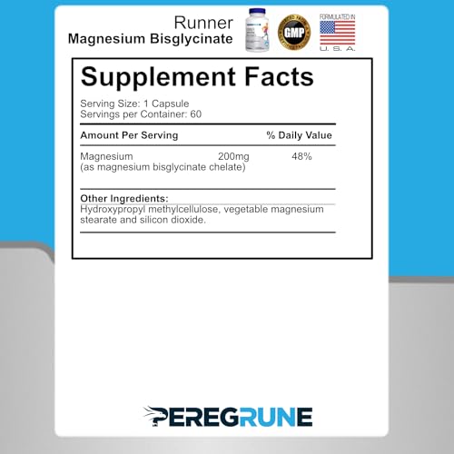 Peregrune Magnesium Bisglycinate Capsules