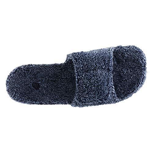 Acorn Men's Spa Slide Slipper, Navy Heather, 10.5-11.5 #TOP3