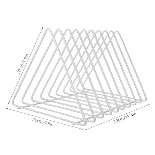 Étagère triangulaire de bureau esthétique et robuste à 9 compartiments - 7