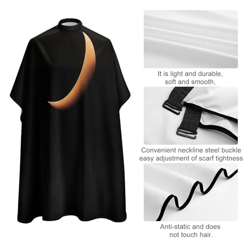 Capa para Corte de Cabello New Moon Half Moon Unisex miniatura 4