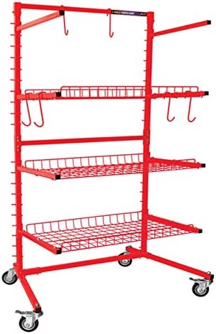 400 Lbs. Capacity 3-Shelf Parts Cart