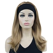 Lydell Long Straight Wave Headband Synthetic Wigs Lightest Golden Blonde