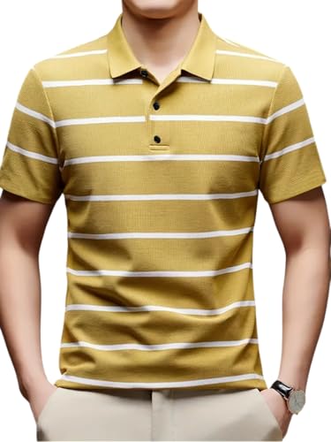 Image of TAGAS Men's Short Sleeve Polo Shirt, Button Up Collar | T-Shirt for Mens | Casual T Shirt for Men | (MT-7)