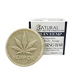 Hemp Bar Soap, 100% Natural Ingredients, Heal, Moisturize, and Cleanse. (1 Bar)