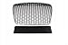 Griglia sportiva anteriore compatibile con Audi A6 C6 Rs-Style Matt Silver Black 2009 2010 2011 GV-4427 Griglia anteriore centrale Sport a nido d'ape Mesh Grille Sport