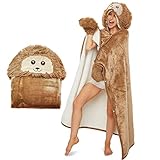 Poodle Wearable Hooded Blanket Poodle Gifts for Adults Women Kids, Warm and Cozy Wearable Poodle...