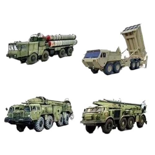 Image of 4 Pieces Missile Vehicles Building Kit Compact Desktop Decoration 4D Puzzles| Contemporary Manufacture| Cars Trucks & Vans | Diecast Toy |Toys Hobbies