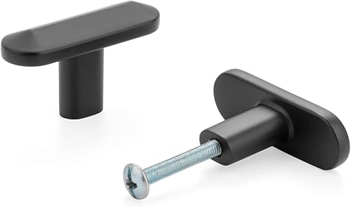 Miniatura 7 de KOOFIZO Paquete de 10 tiradores de barra biselada para armario, manija cromada para muebles, orificios centrales de 5 pulgadas5.039 in, accesorios