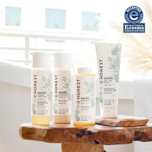 image for The Honest Company Foaming Bubble Bath | Gentle for Baby | Naturally D