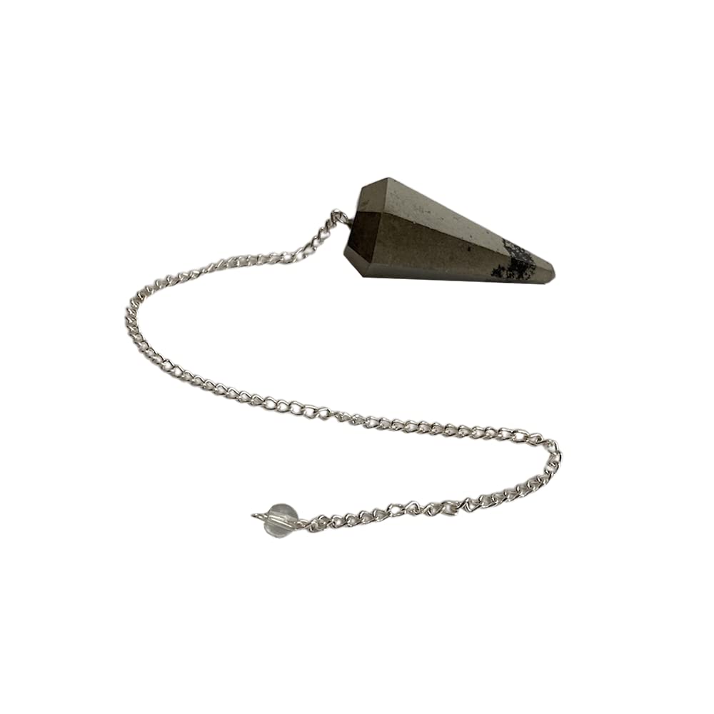 Vie Pyrite Pendulum With Chain,