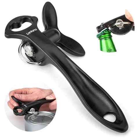 Lantana Smooth Edge Can Opener with Bottle Opener Cover