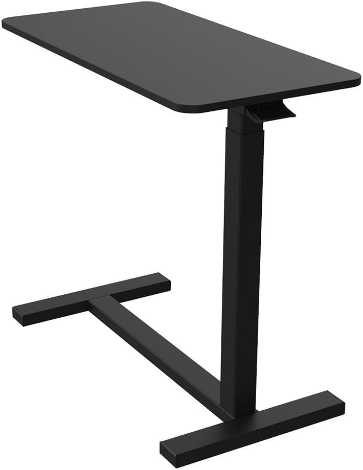 PrimeCables Hospital Bed Table, Adjustable Overbed Bedside Table with