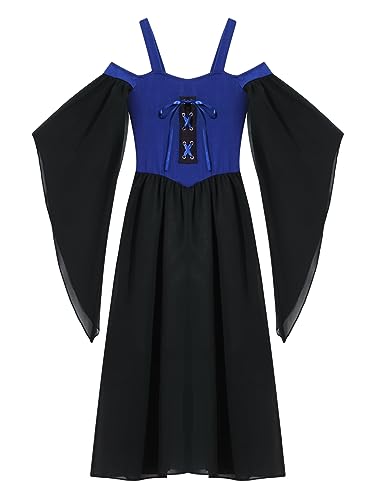 Disfraz medieval de niña ideal para fiestas de Halloween y recreaciones 4