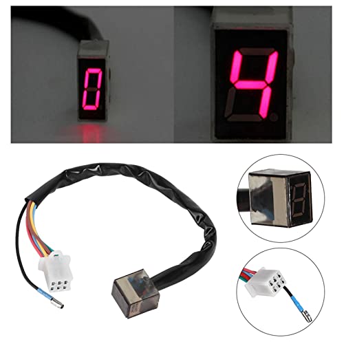 Indicateur de Vitesse Numérique de Moto, Accessoire Universel de Capteur de Levier D'embrayage de Changement de Vitesse D'indicateur de Vitesse Numérique de LED – vue 3