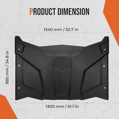 Toit Can Am Maverick X3 ABS Rigide Combiné Finition Premium 2017-2025