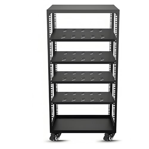 Armoire de rangement multimédia mobile pour stopper la surchauffe HiFi