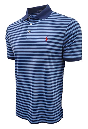 Image of Polo Ralph Lauren Mens Custom Slim Fit Interlock Polo Shirt
