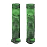 scooter barspin tutorial  ANASRI TTRS Store Scooter Grips Bike Grips 145 mm Soft Flangeless Longneck Bars Fit For Pro Stunt Scooter Grips y Fit for BMX Bikes Bars Blackamp; White (Color : Verde)