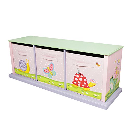 Fantasy Fields Contenitori portagiochi Legno Tela Bambini Magic Garden TD-0132A