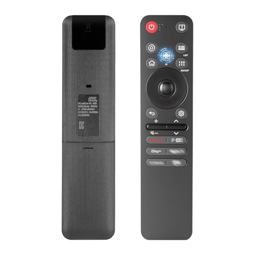 Reemplazo universal para LG Magic Remote, MR25GA AI Smart TV Mando a distancia para cine en casa, con control por voz, rueda de desplazamiento y Alexa para 2025 OLED QNED UHD