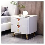 Chevet Intelligente Avec Chargement Sans fil Armoire D'appoint Avec Tiroirs Tables Chevet LED Multif