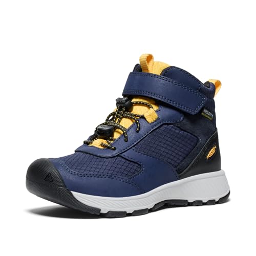 KEEN Unisex-Child Skua Mid Height Durable Easy on Comfortable Waterproof Hiking Boots