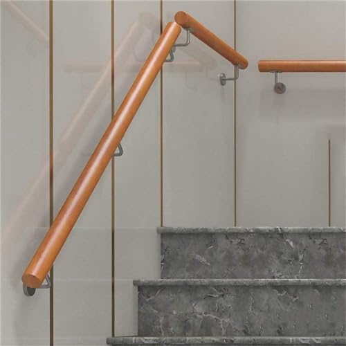 Rambarde escalier bois antidérapante sur mesure rampe intérieure - 2