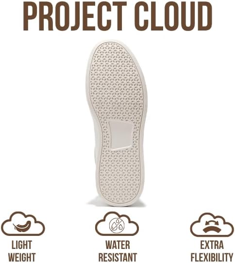Project Cloud Mens Sneakers - Eco-Crafted Leather Memory Foam Insole Dress Shoes for Men Non Slip Laced-Up Water-Resistant Mens Casual Shoes - Dress Sneakers 2026 (Tilton) - Image 5