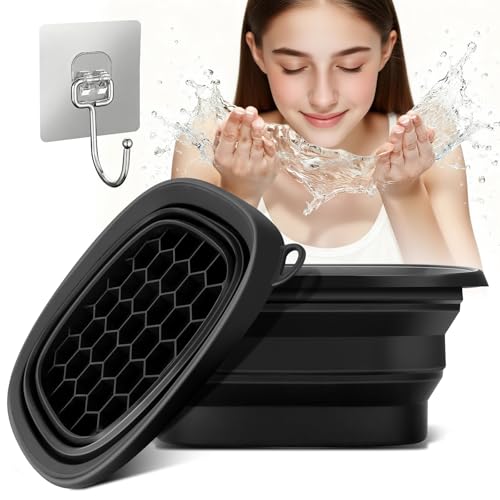 Cuenco facial plegable para hielo de silicona miniatura 1
