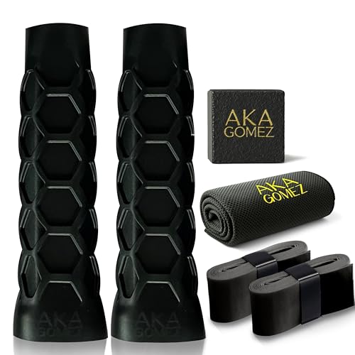 Pickleball Overgrip for Sweaty Hands – Non-Slip Paddle Grip Cover with Cleaning Wipe & Grip Accessories | AKAGOMEZ
