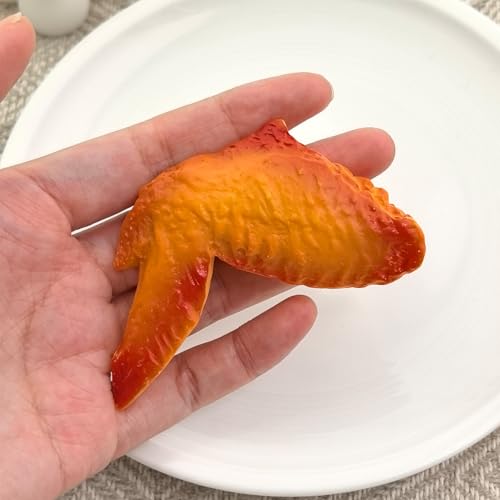 2 Piezas Pinzas de Pelo con Forma de Alitas de Pollo miniatura 4