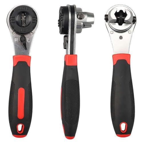 Clé à cliquet réglable pour débloquer les vis de 6 à 22 mm difficiles - 8