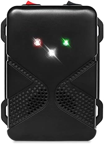 Loraffe Under Hood Animal Repeller Battery Operated Rodent Repellent Ultrasonic Rat Deterrent Keep Mice Away from Car with Ultrasounds and LED Strobe Lights Rodent Defense Vehicle Pest Control